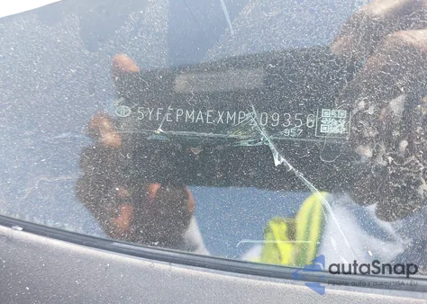 2021 Toyota Corolla Le from USA, damaged, VIN 5YFEPMAEXMP209356